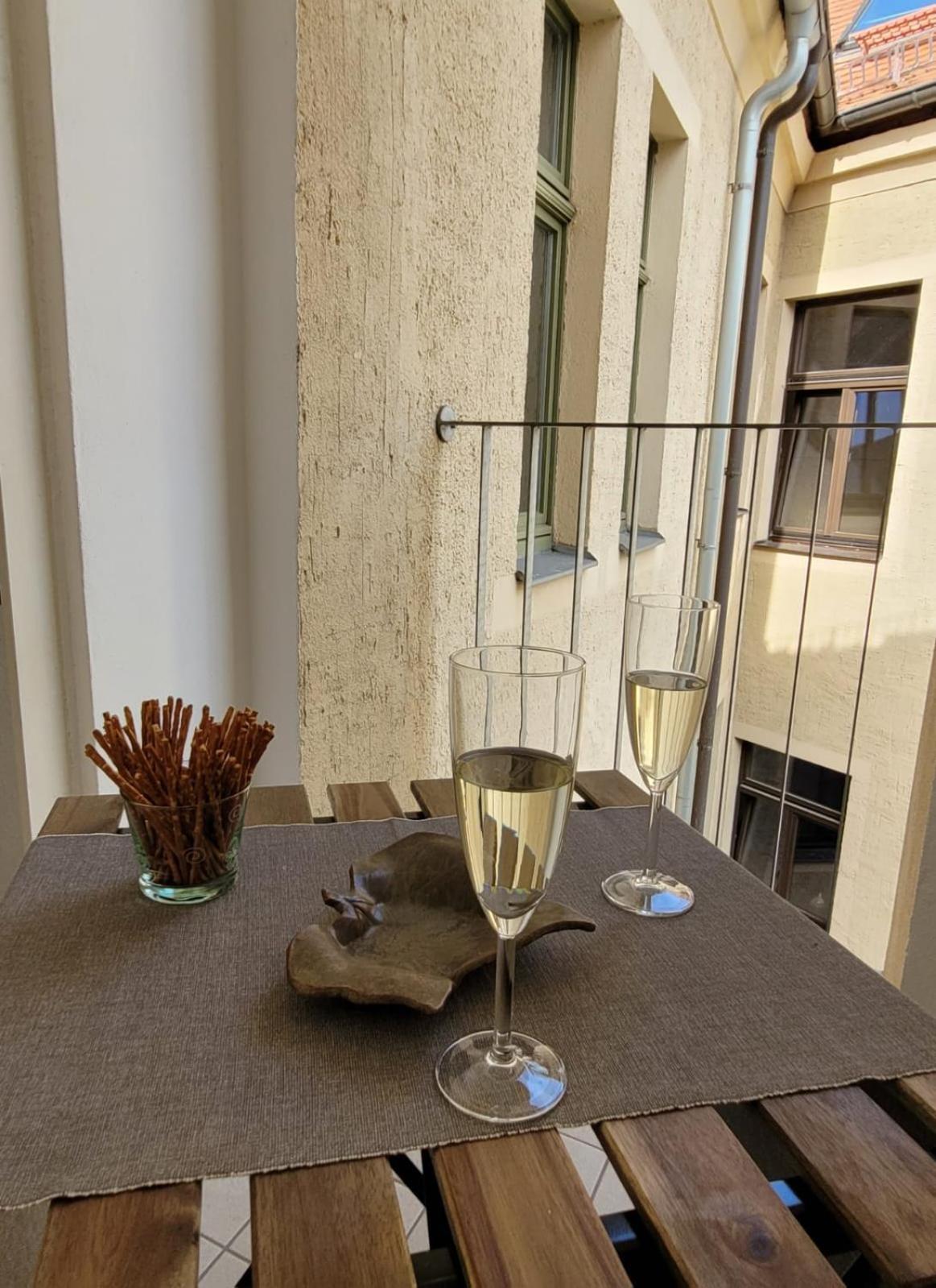 Cosel Apartment Altstadt Radfahrer Balkon ไมเซน ภายนอก รูปภาพ