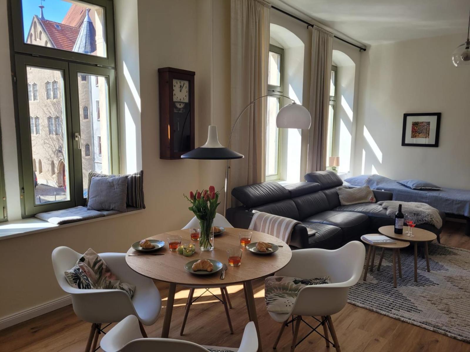 Cosel Apartment Altstadt Radfahrer Balkon ไมเซน ภายนอก รูปภาพ